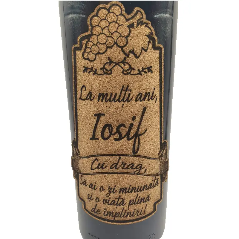 La multi ani iosif, editie limitata, vin rosu cabernet sauvignon, demisec, 750ml, 13.5% alcool